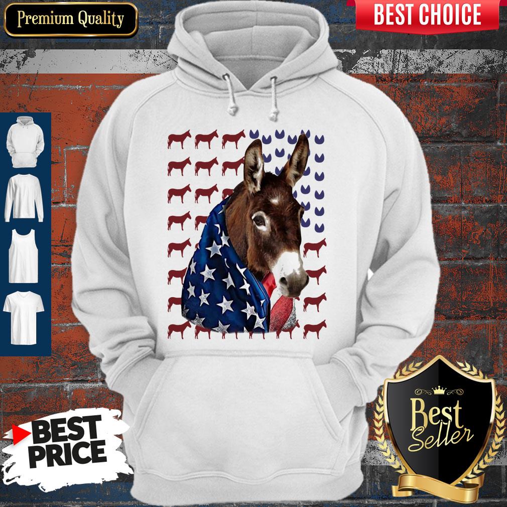 Official Independence Day Donkey Flag Shirt - Image 5
