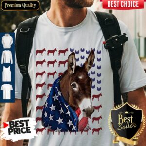 Official Independence Day Donkey Flag Shirt