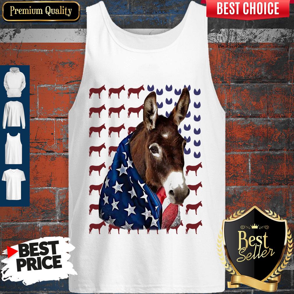 Official Independence Day Donkey Flag Shirt - Image 4