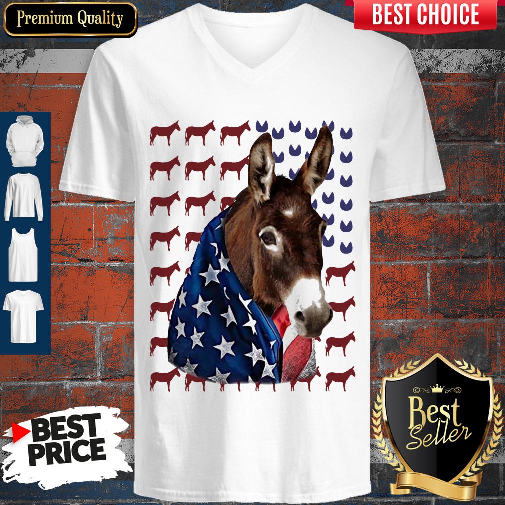 Official Independence Day Donkey Flag Shirt - Image 3