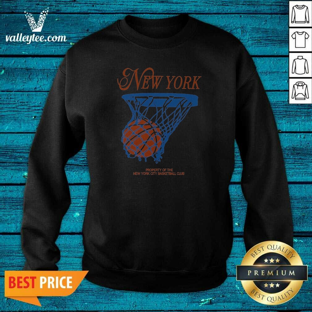 Awesome New York Property Of The NYC Basketball Club Basketball Shirt - Image 3