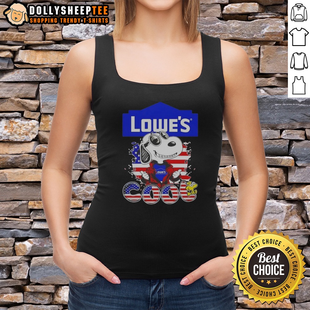 Awesome Snoopy Peanuts Lowe'S Cool Woodstock Shirt - Image 5