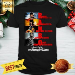 Official Rambo All Season Sylvester Stallone Signature Shirt