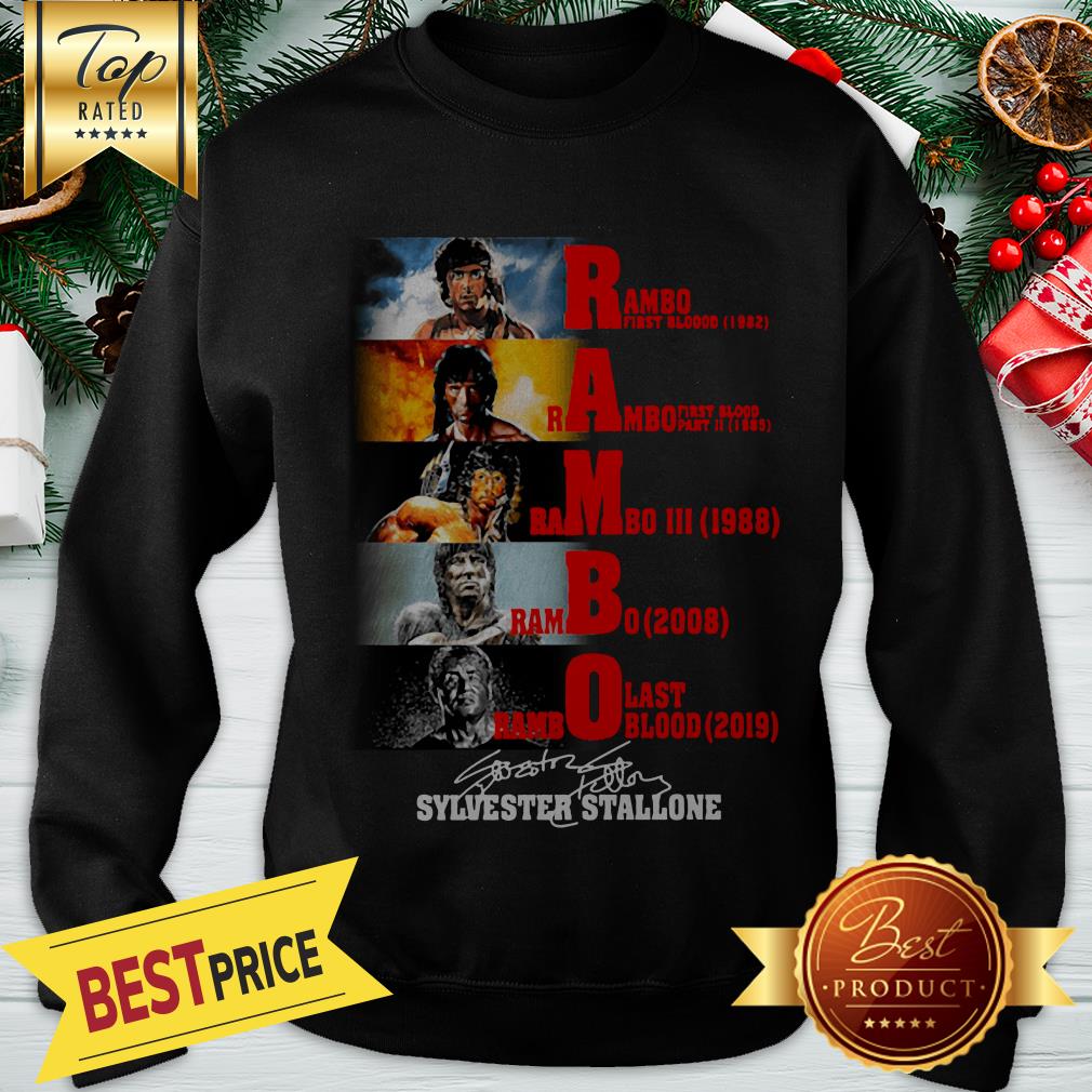 Official Rambo All Season Sylvester Stallone Signature Shirt - Image 4