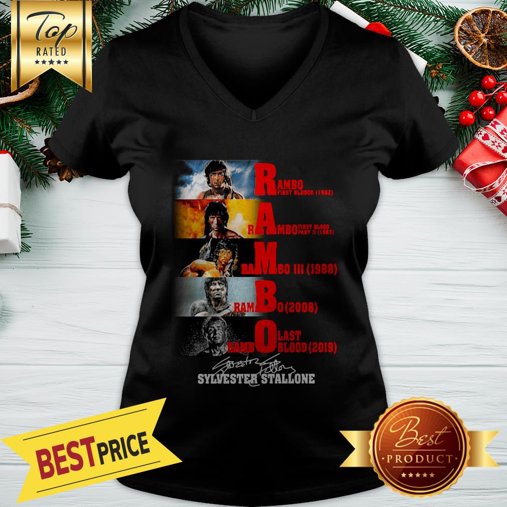 Official Rambo All Season Sylvester Stallone Signature Shirt - Image 2