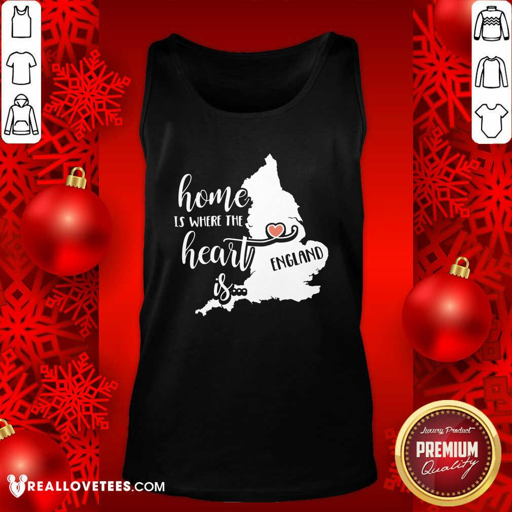 Awesome England Home is Where the Heart Is Shirt - Image 2