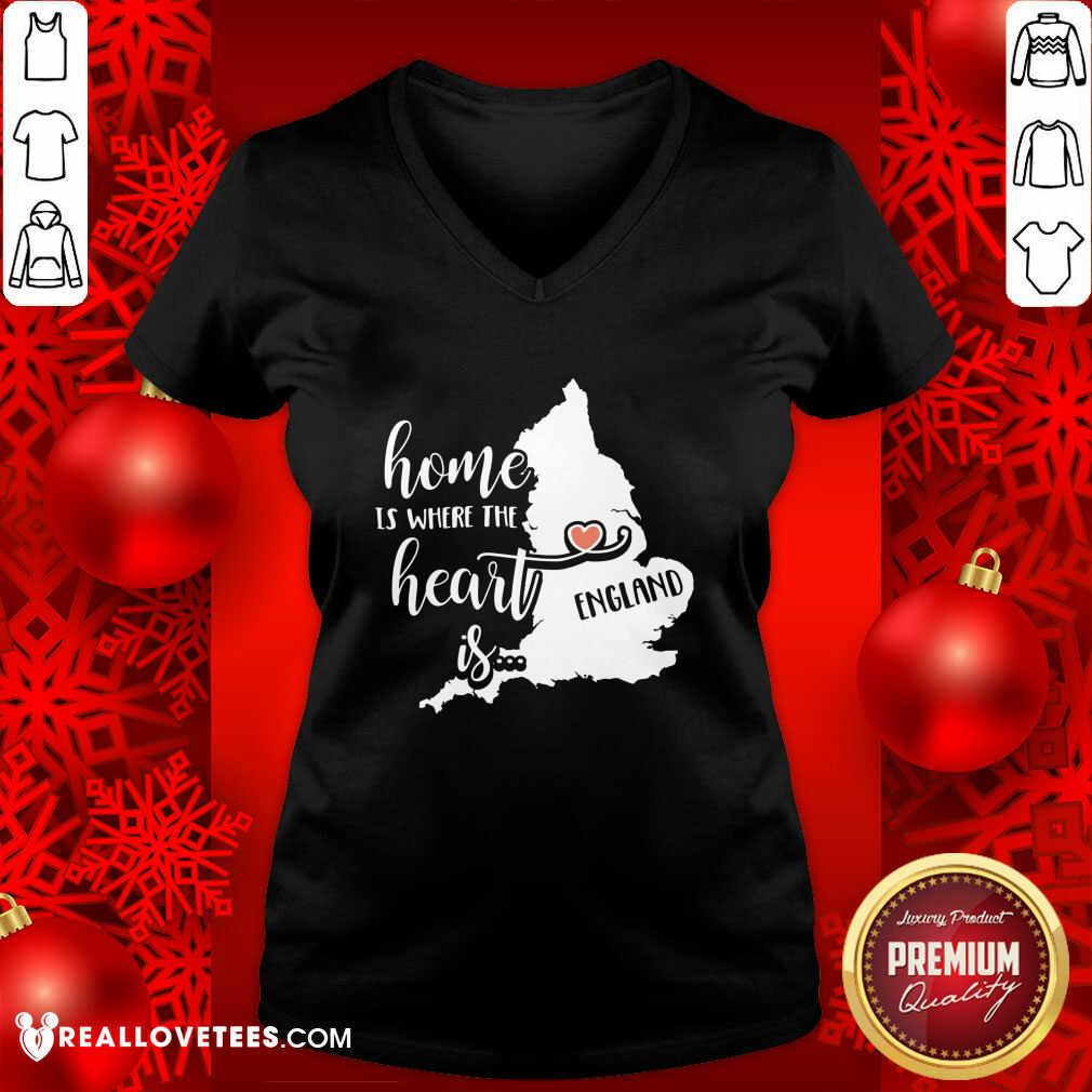 Awesome England Home is Where the Heart Is Shirt - Image 5