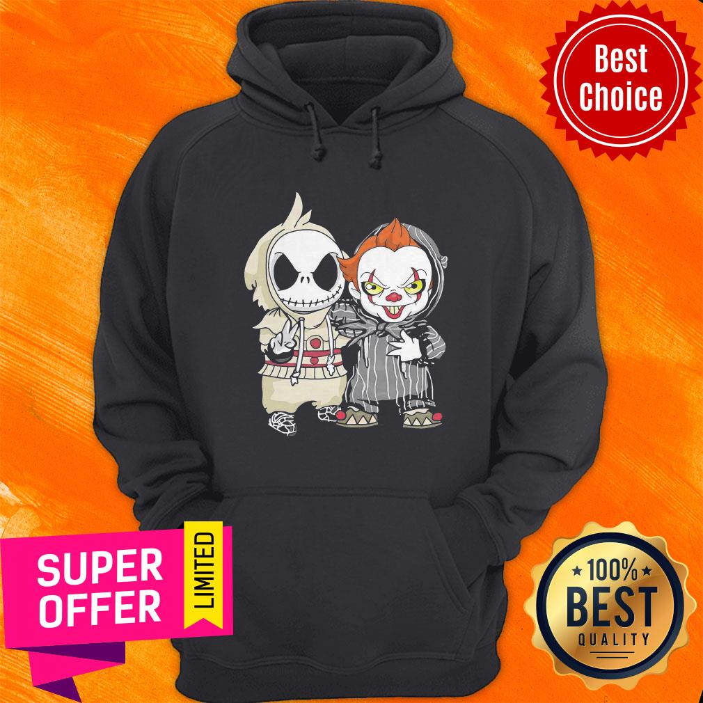 Nice Jack Skellington And Pennywise Shirt - Image 2