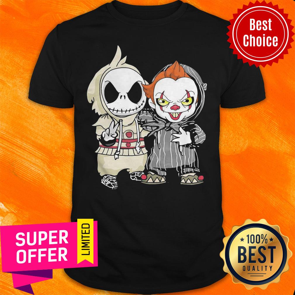 Nice Jack Skellington And Pennywise Shirt