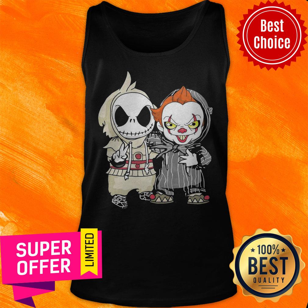 Nice Jack Skellington And Pennywise Shirt - Image 4