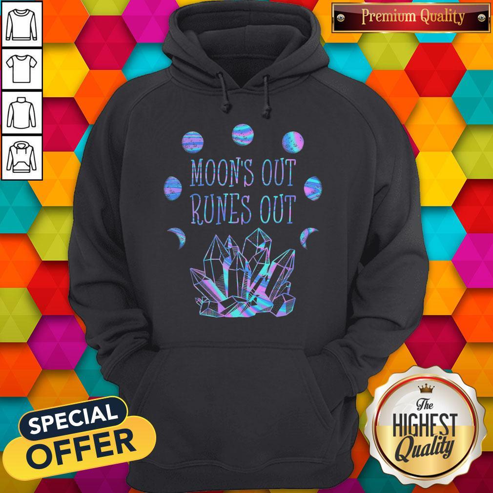 Official Moon's Out Runes Out Shirt - Image 2