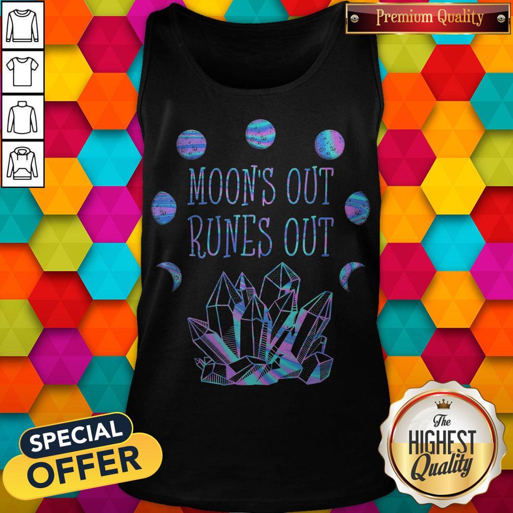 Official Moon's Out Runes Out Shirt - Image 3