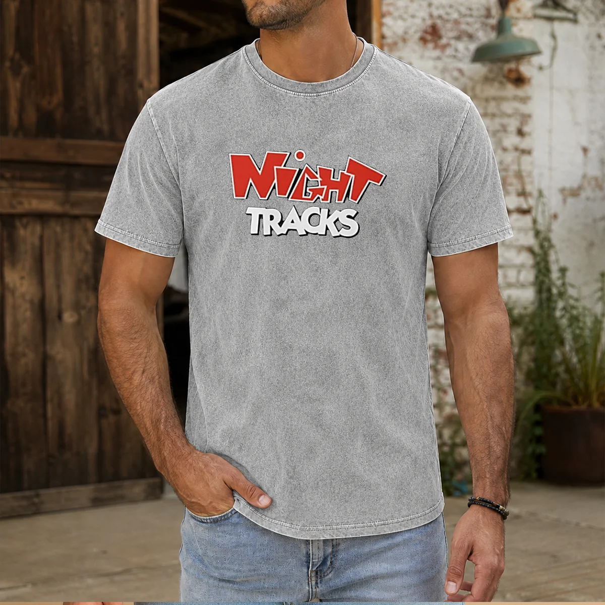 Top Night Tracks Logo Shirt - Image 8