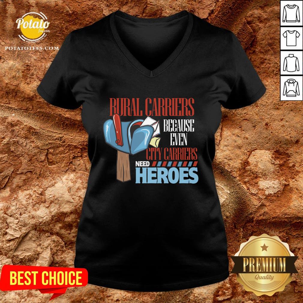 Nice Rural Carriers Because Even City Carriers Need Heroes Shirt - Image 2