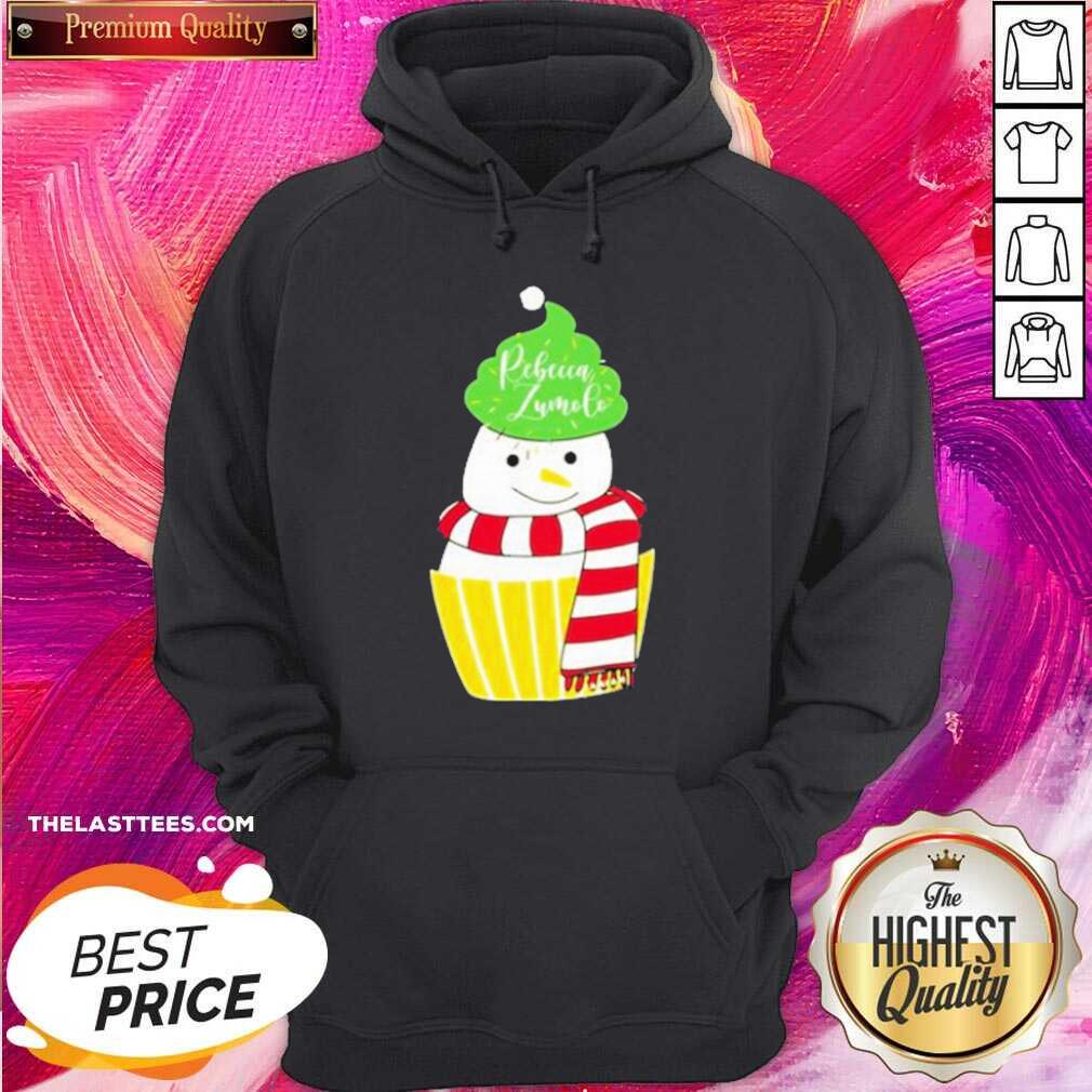 Pretty Rebecca Zamolo Merch Snowman Holiday Shirt - Image 5