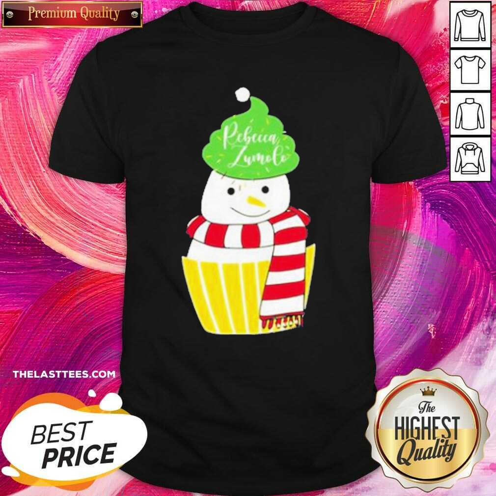 Pretty Rebecca Zamolo Merch Snowman Holiday Shirt