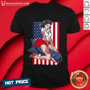 American Flag Men's Miss Usa Fatal Shirt