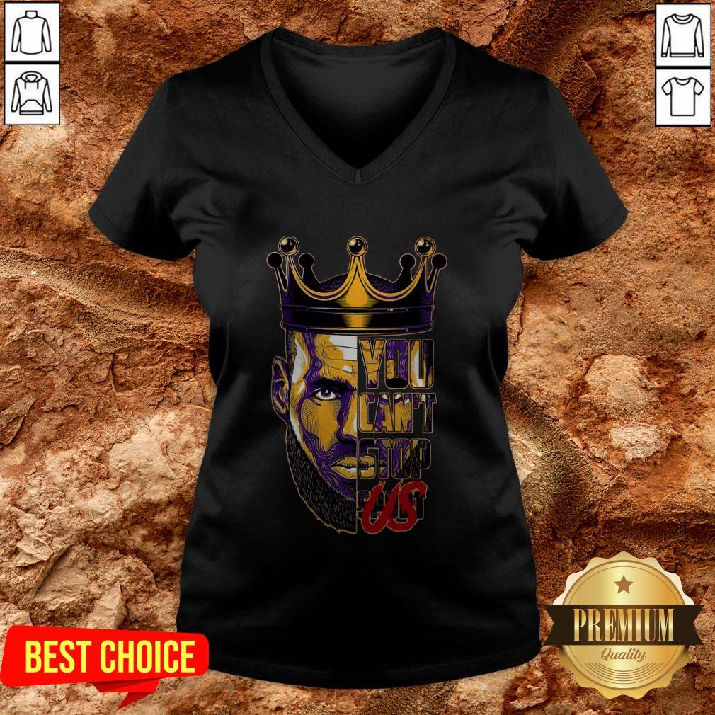 Lebron James King You Can’t Stop Shirt - Image 2
