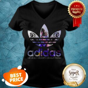 Alternative view of Official Logo Adidas All Day I Dream About Horse Shirt