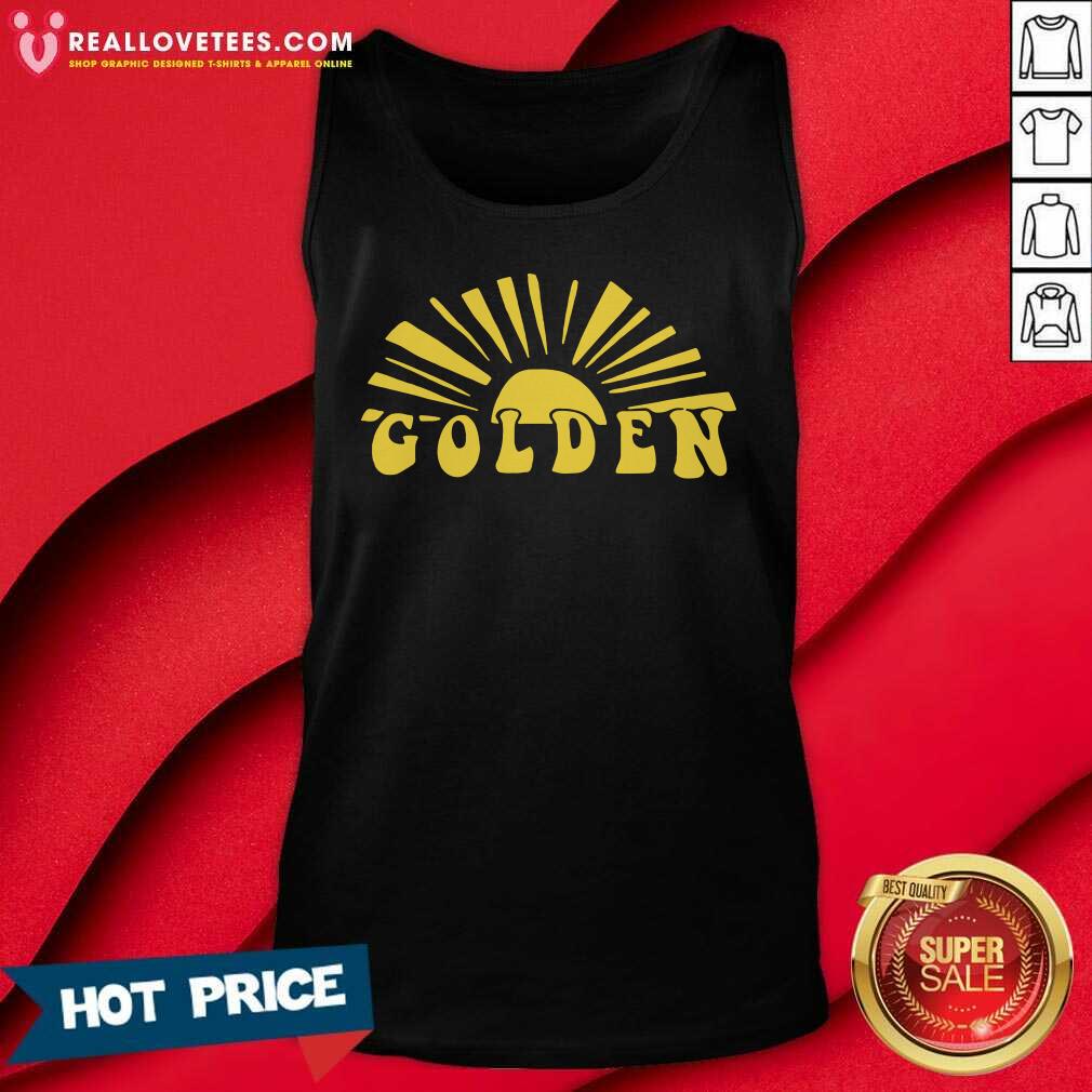 Super Nice Harry Styles Golden Shirt - Image 2