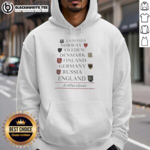 Alternative view of Awesome Estonia Norway Sweden Denmark Finland Germany Russia England T-Shirt