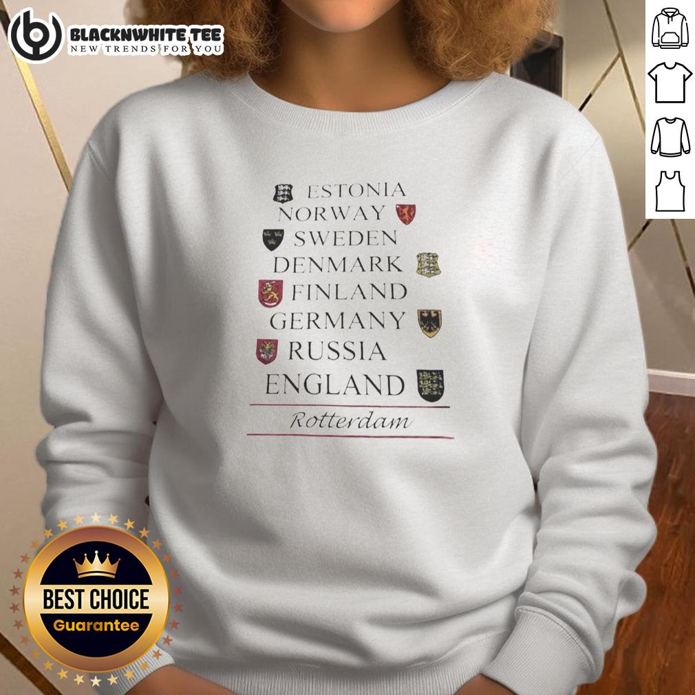 Awesome Estonia Norway Sweden Denmark Finland Germany Russia England T-Shirt - Image 5