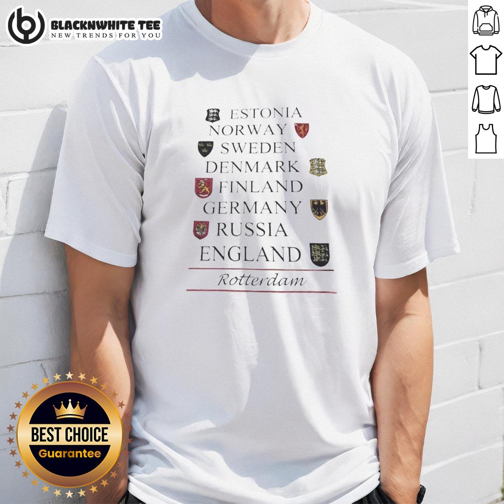 Awesome Estonia Norway Sweden Denmark Finland Germany Russia England T-Shirt