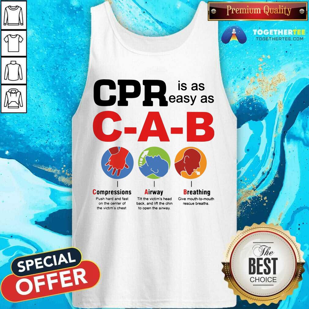 Emergency CPR Easy As CAB Shirt - Image 5