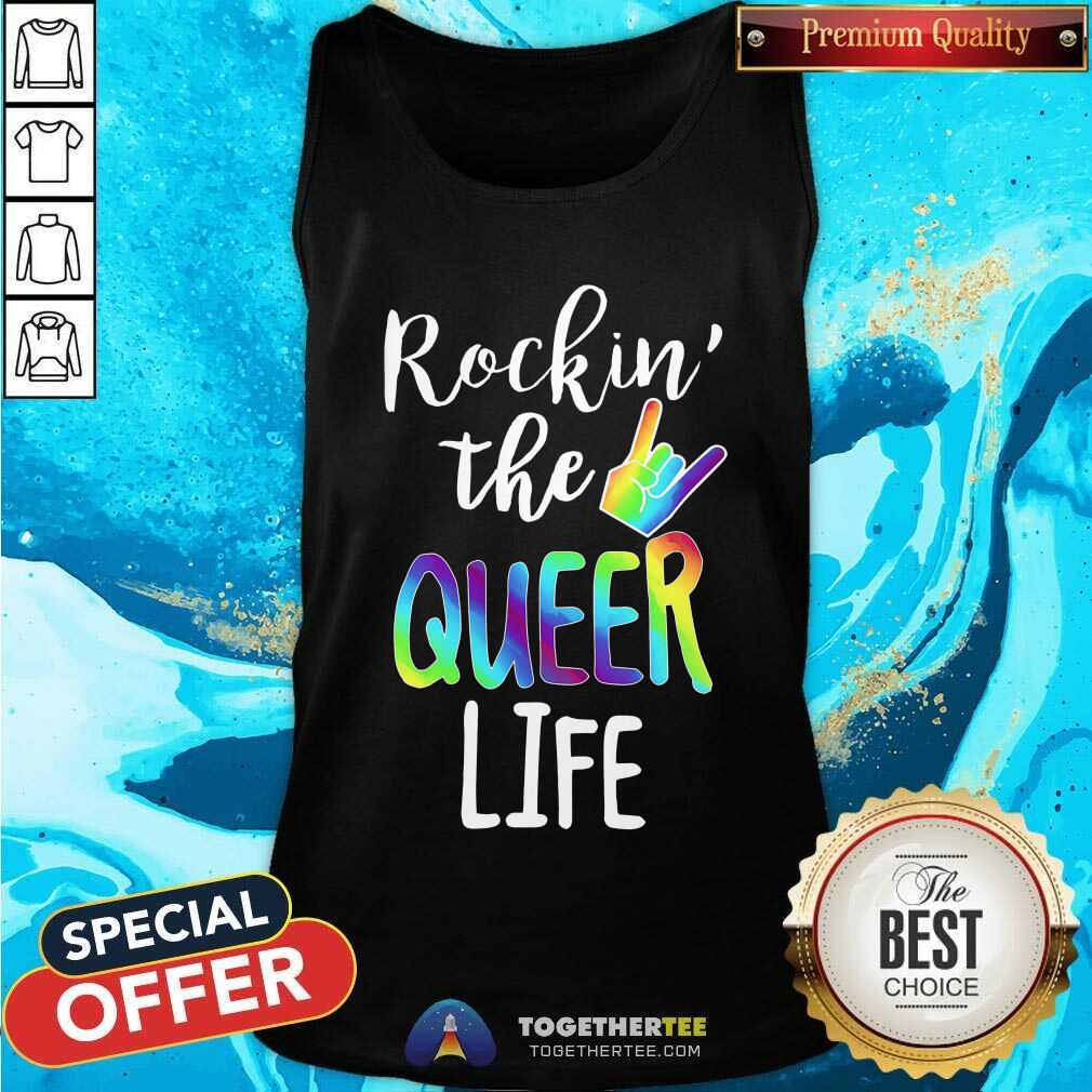 Rockin The Queer Life Shirt - Image 4
