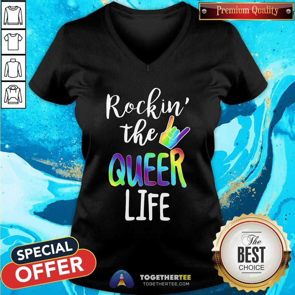 Rockin The Queer Life Shirt - Image 2