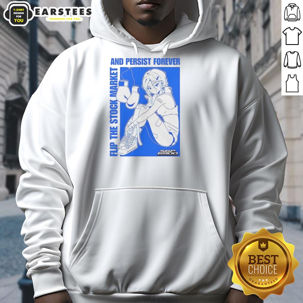 Pretty Flip The Stock Market And Persist Forever Anime T-Shirt - Image 2