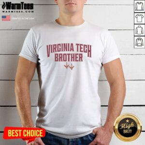 Top Virginia Tech Hokies Toddler Natural Brother T-Shirt