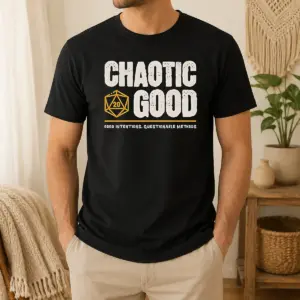 Awesome Chaotic Good Good Intentions Questionable Methods Shirt