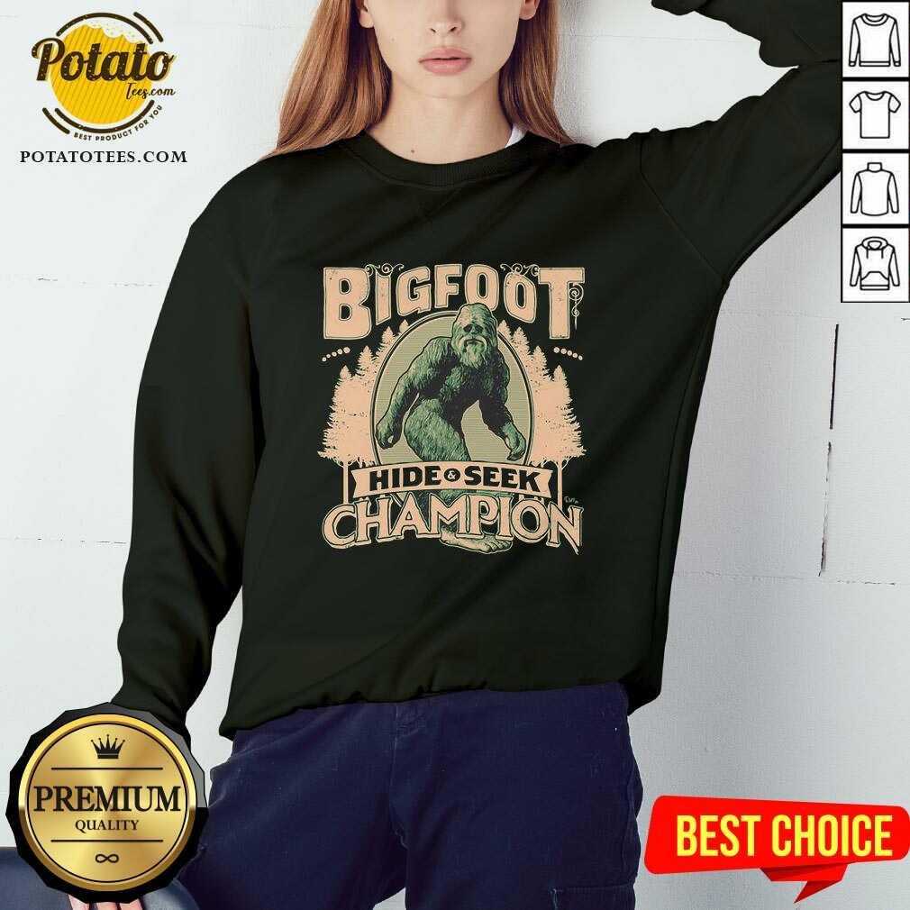 Bigfoot Hide And Seek Champion Shirt - Image 4