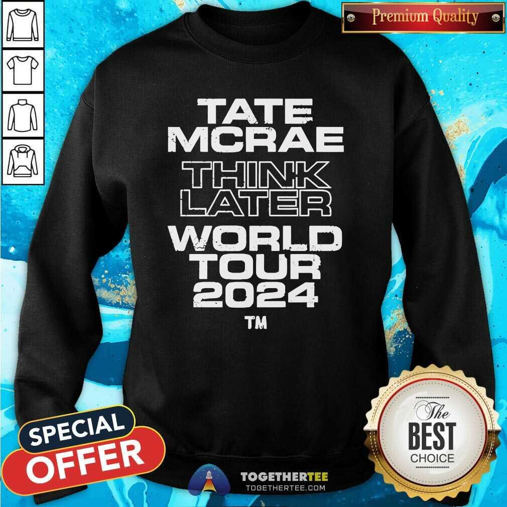 Awesome Tate Mcrae Think Later World Tour 2024 T-Shirt - Image 5