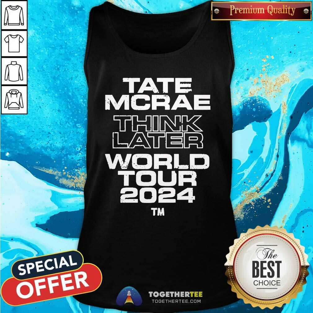 Awesome Tate Mcrae Think Later World Tour 2024 T-Shirt - Image 4