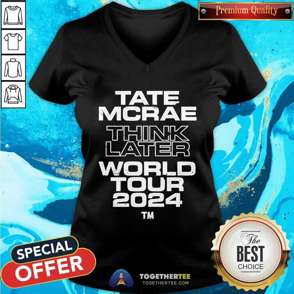 Awesome Tate Mcrae Think Later World Tour 2024 T-Shirt - Image 3