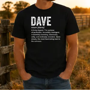 Official Personalized Definition Funny Dave Geek Shirt