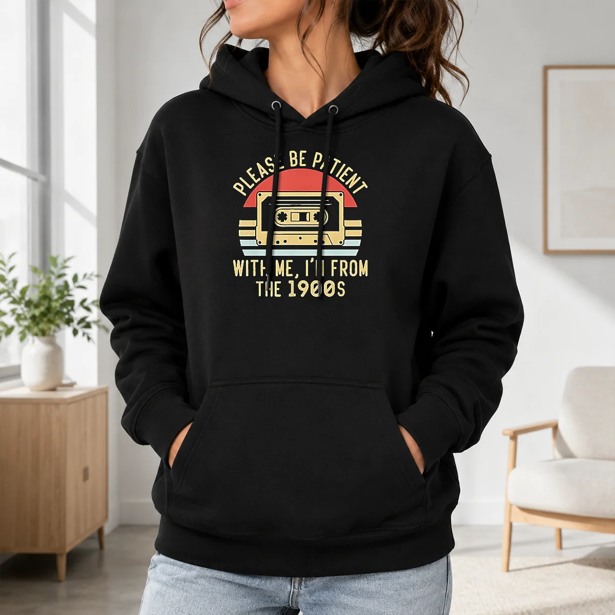 Original Vintage Cassette Tape Please Be Patient With Me Im From The 1900s Shirt - Image 7