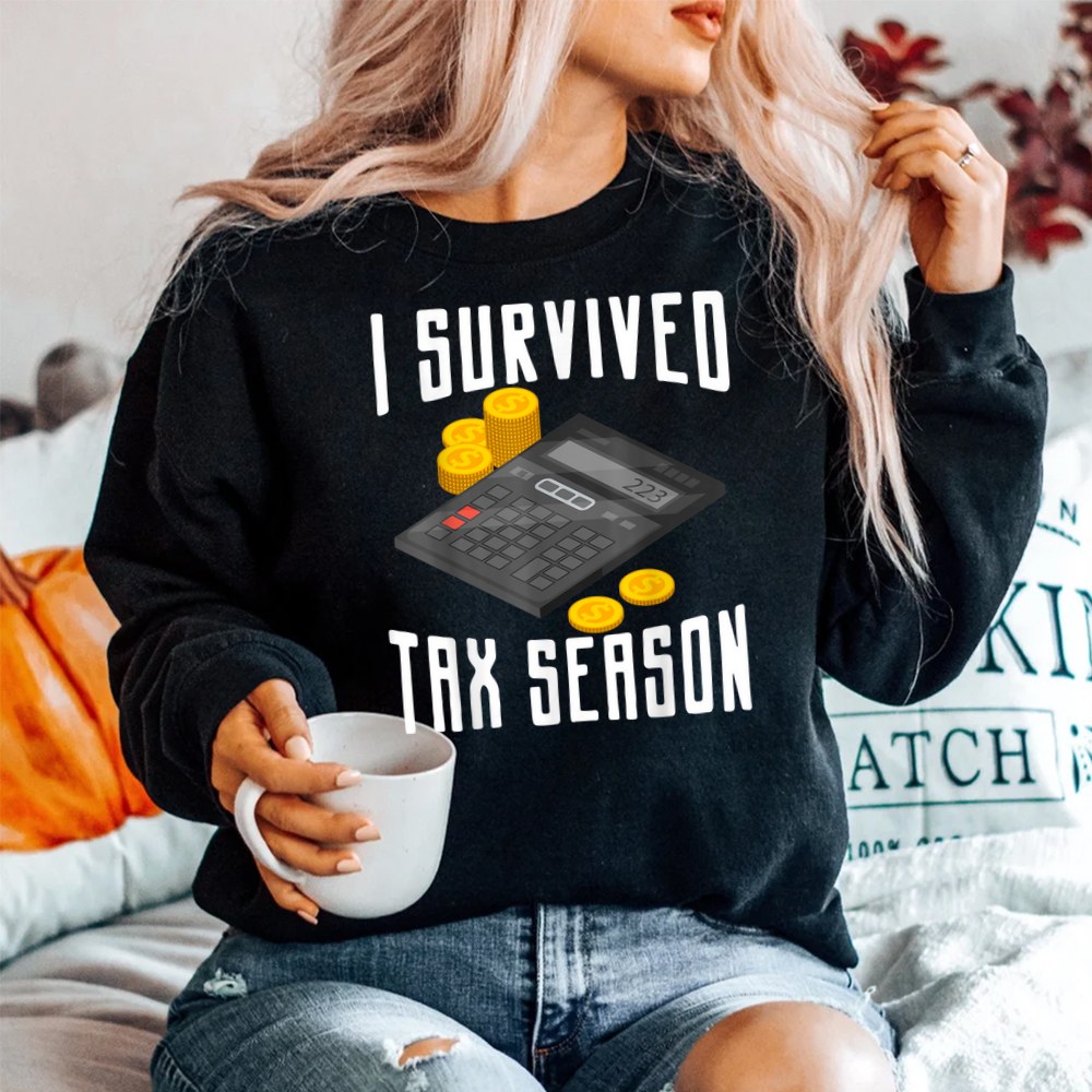 I Survived Tax Season Accountant Cpa Bookkeeper Auditor Shirt - Image 2
