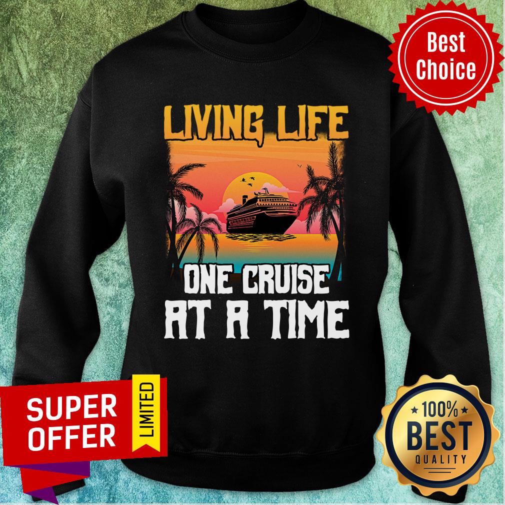 Living Life One Cruise At A Time Sunset Shirt - Image 4