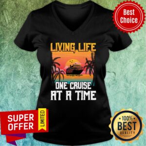 Alternative view of Living Life One Cruise At A Time Sunset Shirt
