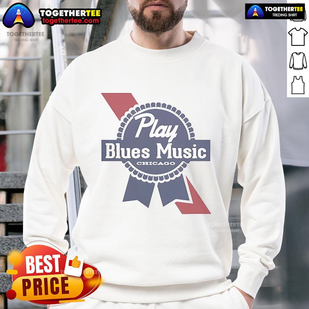 Official Play Blues Music Chicago T-Shirt - Image 5