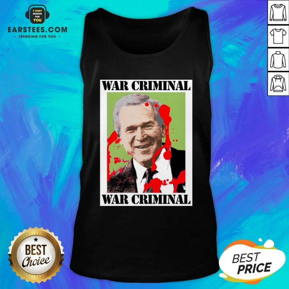 Premium War Criminal George Bush T-Shirt - Image 3