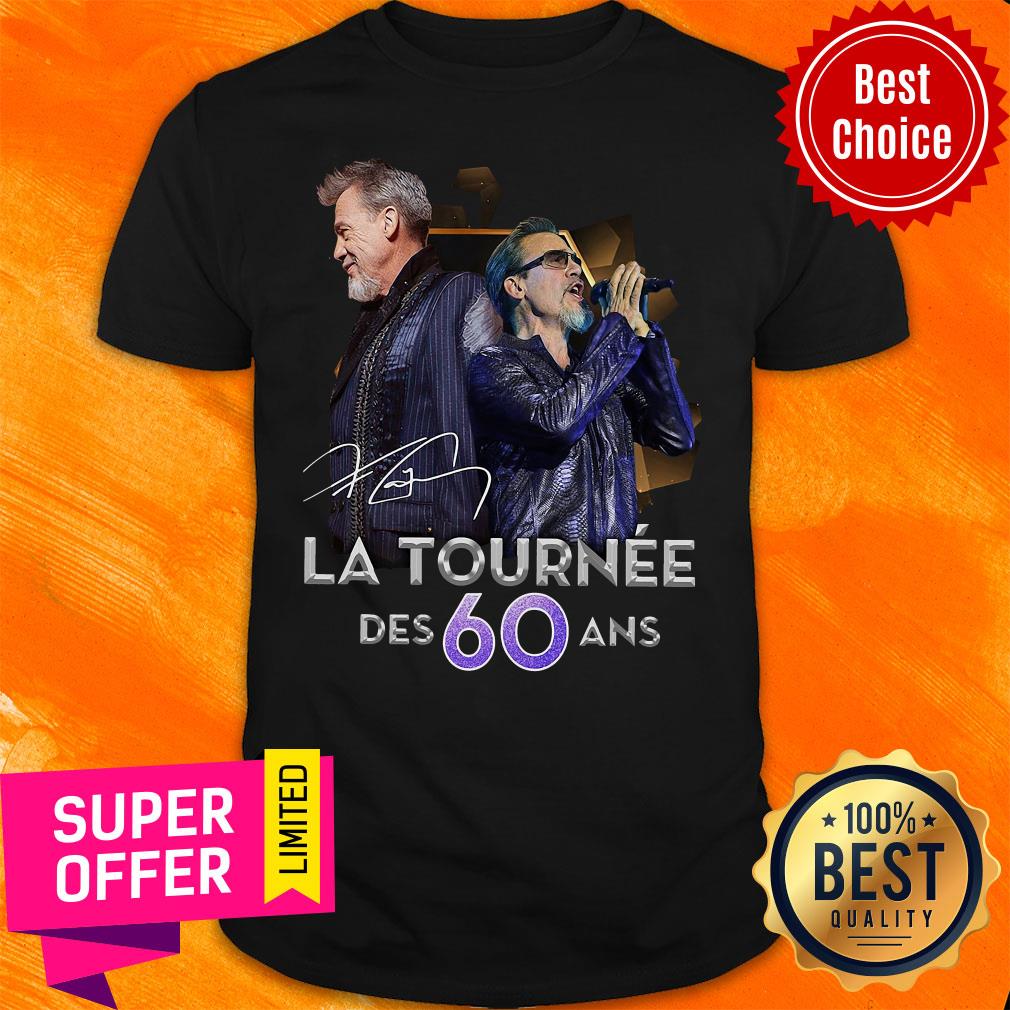 Premium La Tournee Des 60 And Signature Shirt