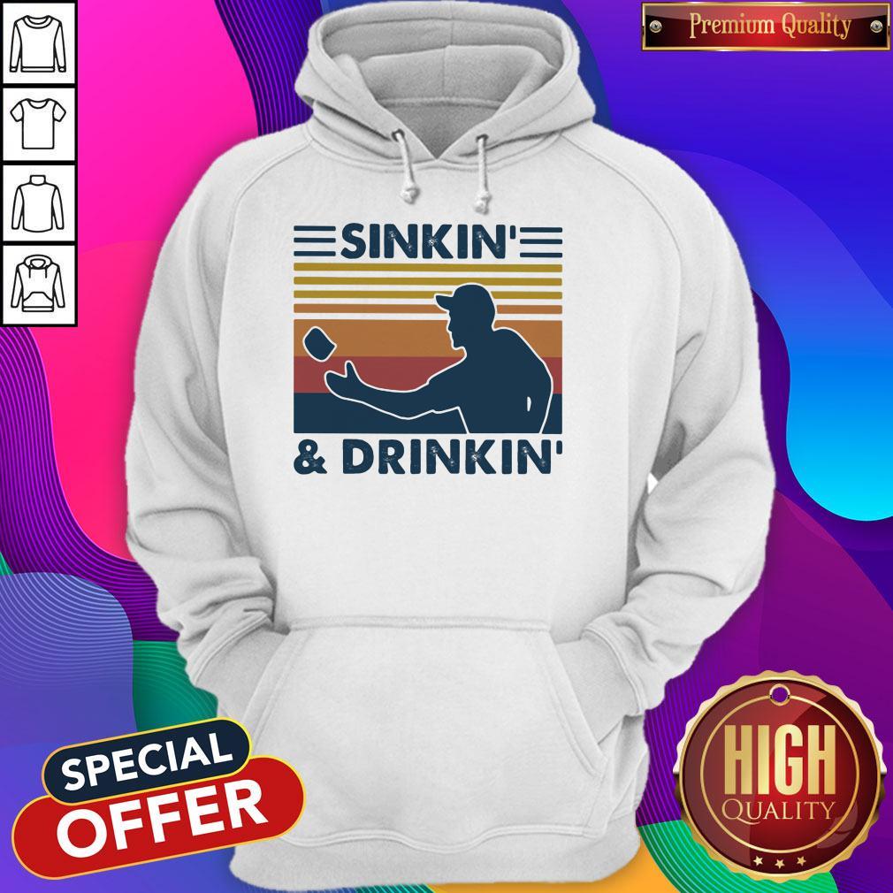 Top Sinkin' And Drinkin' Vintage Retro Shirt - Image 5