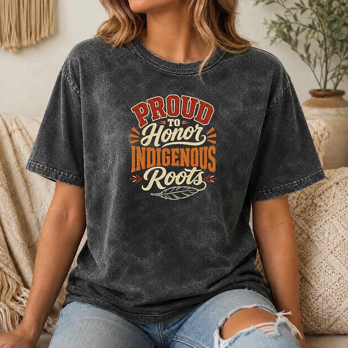 Nice Top Celebrate Indigenous Peoples Day With Typography Shirt - Image 8