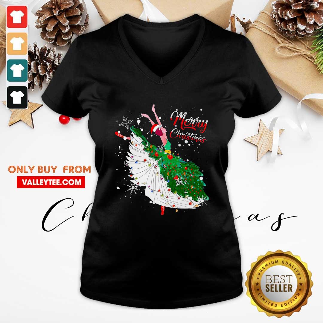 Sweet Ballet Merry Christmas Shirt - Image 4