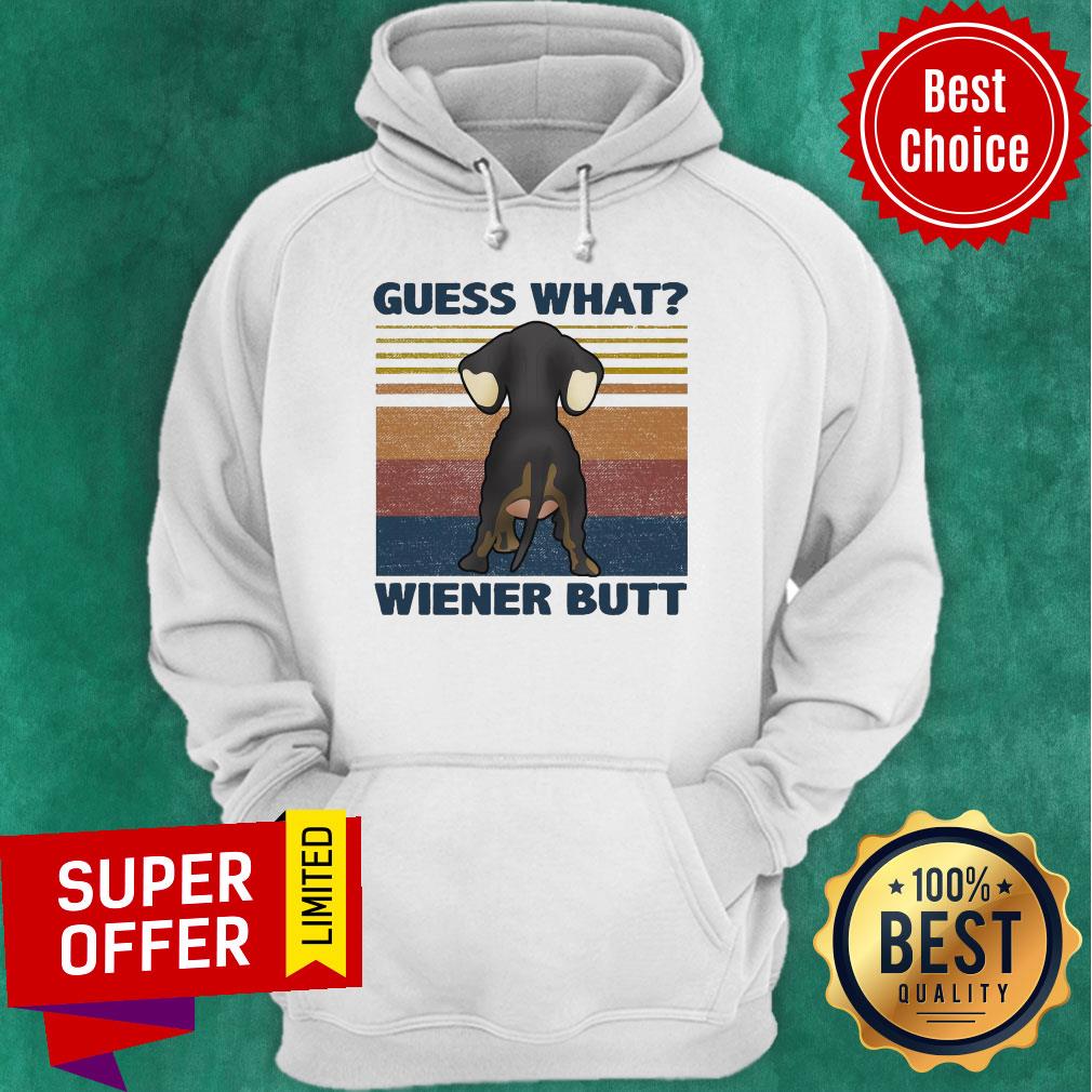 Official Dachshund Guess What Wiener Butt Vintage Shirt - Image 5