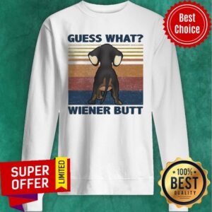 Alternative view of Official Dachshund Guess What Wiener Butt Vintage Shirt